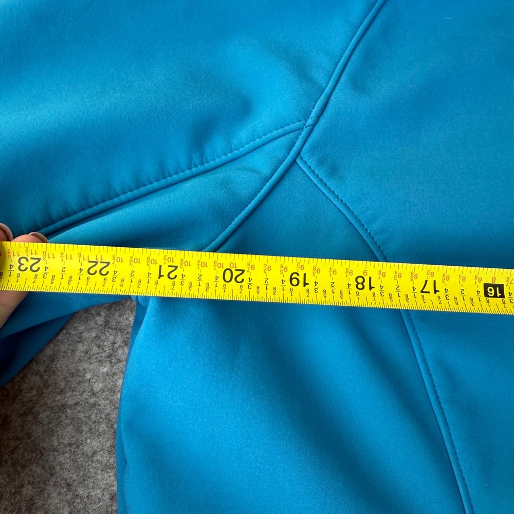The North Face Apex Bionic Softshell Jacket Womens XL Blue Windproof Full Zip - Picture 12 of 12